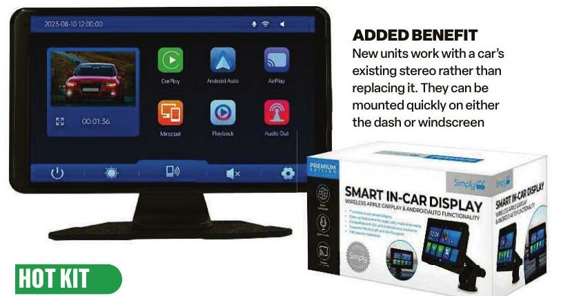 Simply smart in-car display